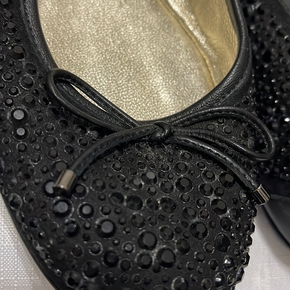 Like New Jimmy Choo black gems stones size 38 - Picture 4 of 6